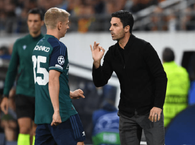 Arteta nóng mặt ra đường pitch chỉ đạo Zinchenko - Bóng Đá