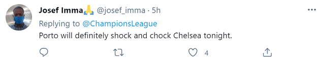 Fan dự đoán trận Porto - Chelsea: 