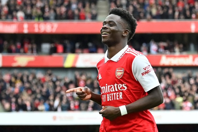 Saka trên đường phá vỡ kỷ lục tồn tại 3 thập kỷ của Arsenal - Bóng Đá