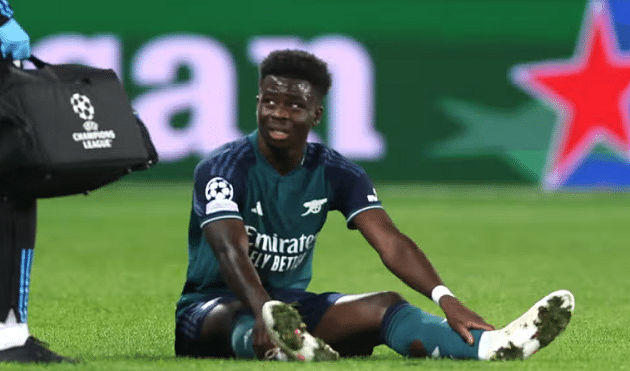 Bukayo Saka injury update: Arsenal forward 